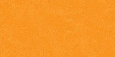Orange abstract topographic map background with contour lines, vibrant textured pattern for graphic design and web use. High-quality abstract background, subtle topographic contour lines © Creative Lis