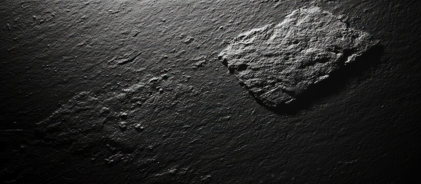 Dark stone surface texture with detail