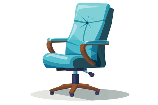 Cheep office chair isolated