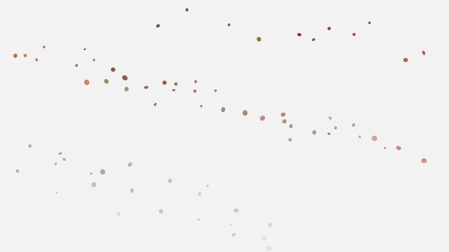 minimalist red dots scattered on white background abstract design seamless pattern (258)