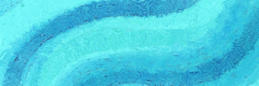 Light blue and turquoise layered curved wave abstract texture with soft flowing movement. Fresh elegant background perfect for ocean, wellness and modern creative projects