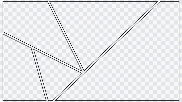 manga, panel, frame, comic, layout, lines, border, template, grid, design, anime, comics, games, geometry, shape, section, split, structure, black, outline, background, storyboard, paneling, divider, 