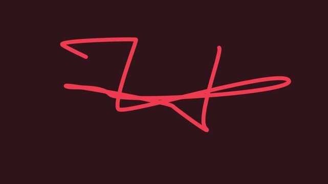 Abstract red scribbles forming digital lines on a dark background creating minimalist artistic patterns for modern graphic design project layouts