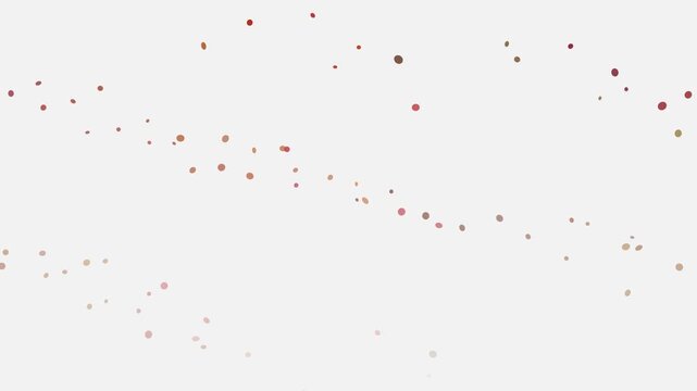 minimalist red dots scattered on light pink gradient background abstract design (158)