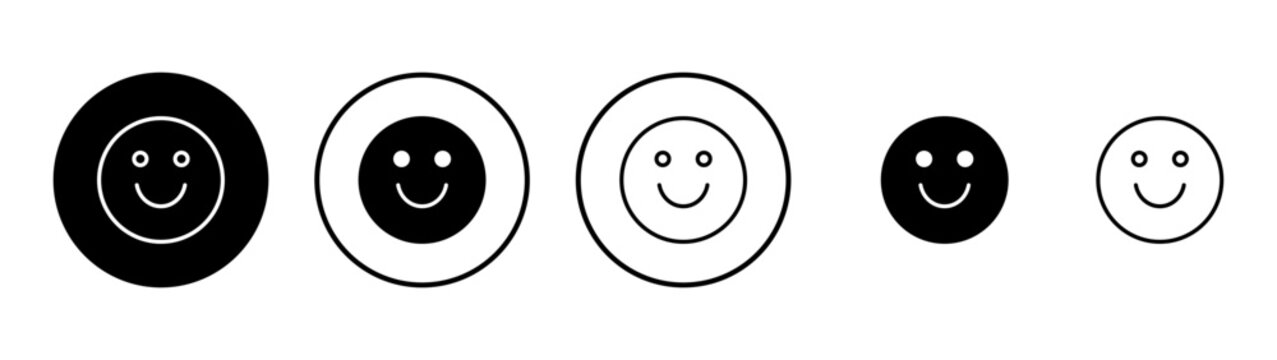 Smile icon vector. smile emoticon icon. feedback sign and symbol