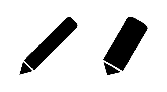 Pencil icon set vector. pen sign and symbol. edit icon vector