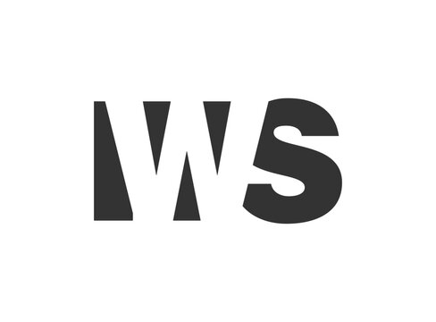 IWS logo design. Initial letter I W S bold font style for tech startups, consulting, corporate branding. Creative company name, headlines typography identity, trendy logotype.