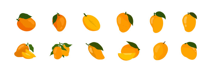 Ripe mango Illustration © Demokoo Design