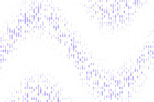 Abstract Binary Code Wave Pattern Digital Data Stream Background Technology Concept