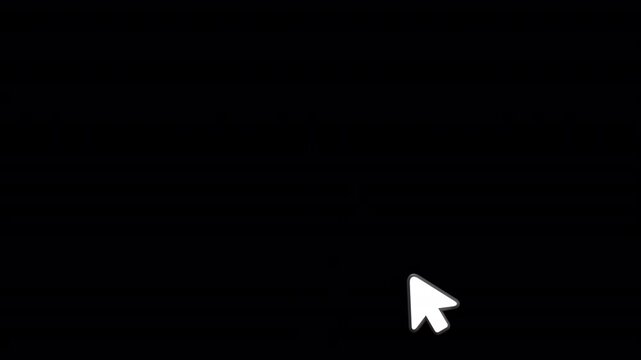 Mouse Cursor Click Interaction