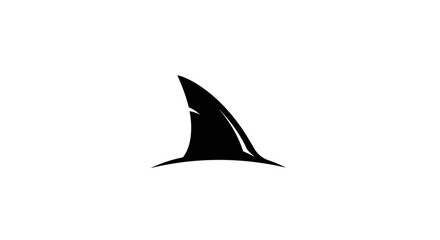 Fototapeta premium Shark fin in the water 1.