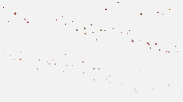 Abstract background design featuring scattered small colorful dots on a plain light grey surface creating a minimal modern digital graphic pattern (603)