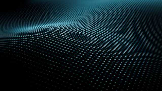 Modern abstract vector design featuring a blue halftone dot pattern and black and white geometric grid texture for a digital technology wallpaper backdrop