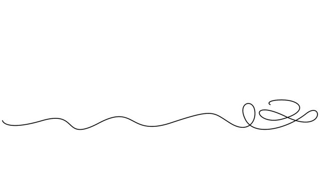 Christmas tree vector design in animated minimalist continuous line drawing style. Minimalist one-line animation of a Christmas tree, ideal for festive branding and holiday cards.