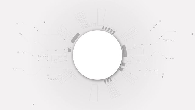 Futuristic Abstract Technology Modern Circle Background