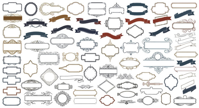 Variety of seal stamp shapes.