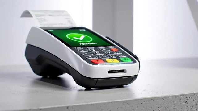Contactless payment terminal with card tapping transaction