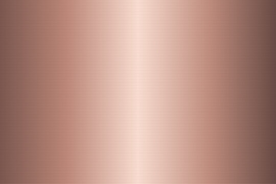 Brushed rose gold metal texture background