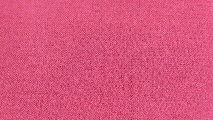 Fototapeta premium Rose Pink Handmade Pashmina Woven Texture Background