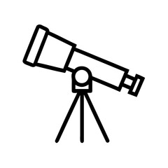 telescope astronomy icon © Zissad
