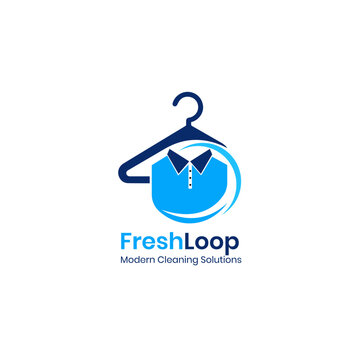 FreshLoop Modern Cleaning Solutions Logo for Laundry and Dry Cleaning Services
