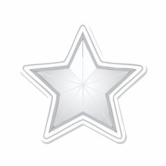 Obraz premium Silver Star Graphic