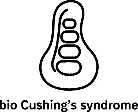 Cushing Syndrome Medical Biology Illustration