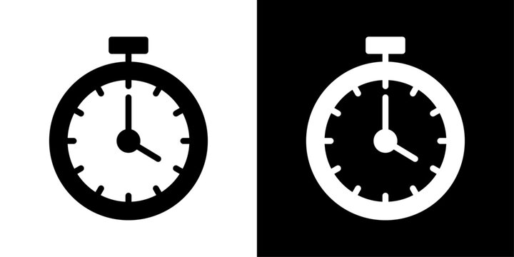 Countdown clock icon representing timers, deadlines, event countdowns, productivity tracking, and time management systems.