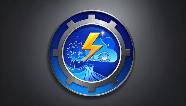 electrical engineering logo vector icon design
