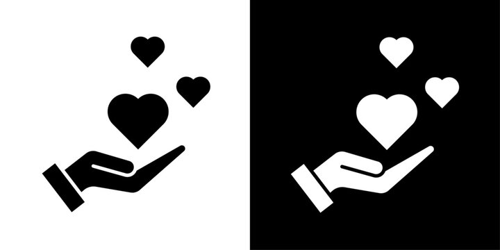 Kindness icon representing care, love, support, and generosity for social, charity, and emotional connection platforms.