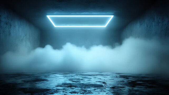 Abstract background featuring high speed light trails forming tunnel effect with vibrant neon colors moving forward through infinite space glowing motion graphic loop for futuristic digital projects.