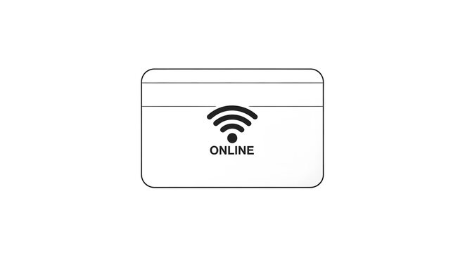 Wi-Fi hotspot icon signifying online connectivity and network access, perfect for digital communication and internet services