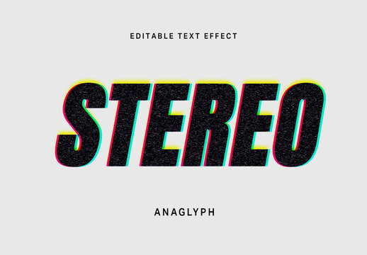 KD Anaglyph Text Effect