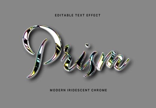 Modern Iridescent Chrome