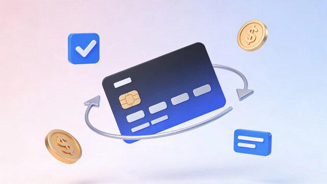 Customer Loyalty Program Concept with Reward Points and Membership System 3D Render Illustration
