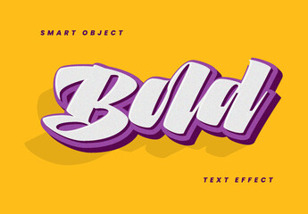 Bold 3D Shadow Text Effect