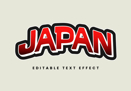 Japanese Text Effect