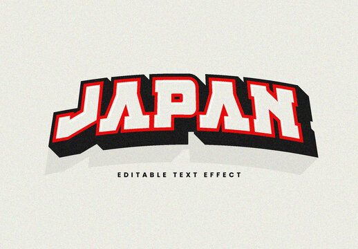 Japanese Text Effect
