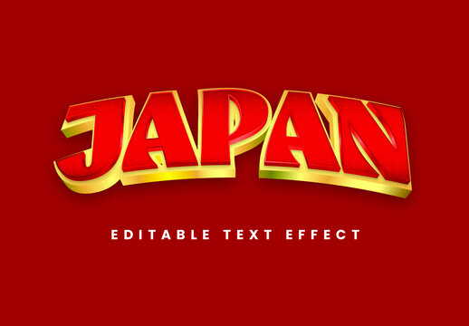 Japanese Text Effect