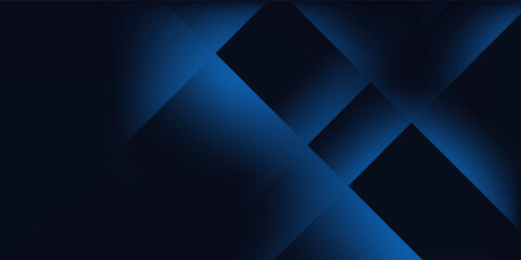 Fototapeta premium Blue design black abstract background geometry shine and layer element vector for presentation abstract simple modern