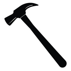 Hammer on white background illustration © Varoti