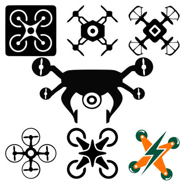 Template Drone Logo, drone logo, Drone icons set. Logos templates of flying drones, Drone Photo Logo Design Template, drone logo vector simple design, drone logo template vector icon