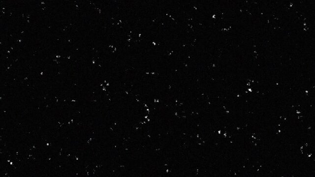 Imitation of old movie with  film grain scratch effect and noise on black background 