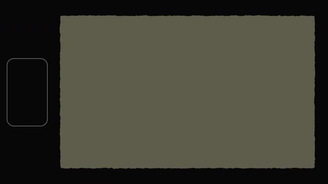 Vintage 8mm film frame overlay with paper texture