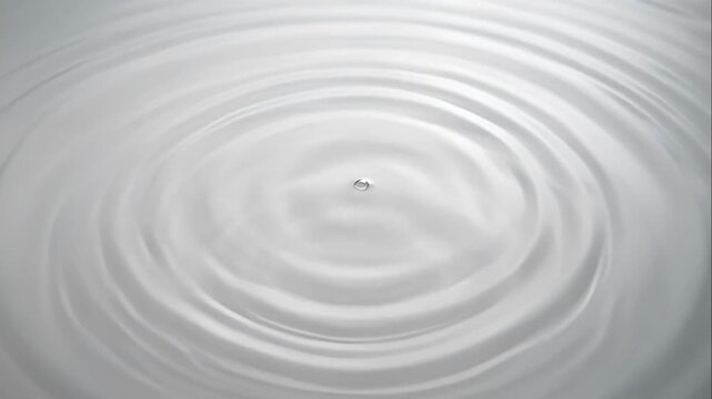 Water ripple effect on surface.