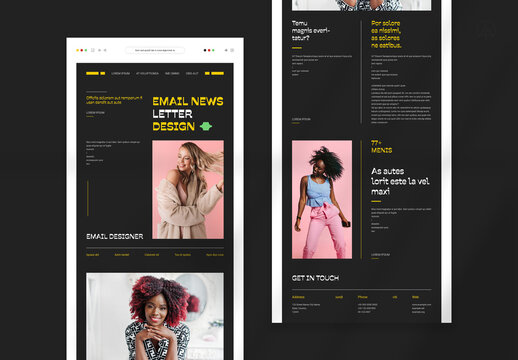 Branding Email News Letter Design Template