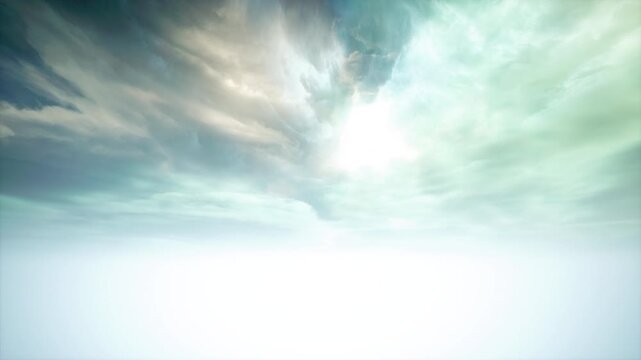 Chaotic Skies On The Background 54