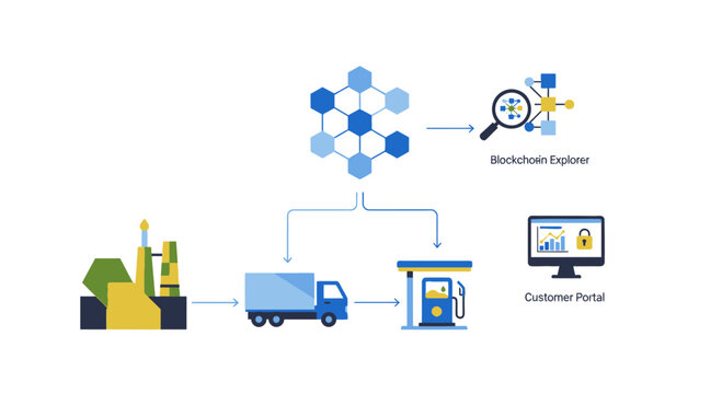 Blockchain supply chain management: from extraction to customer portal