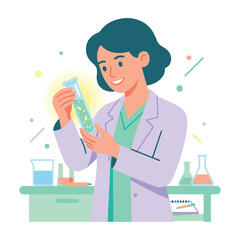 Fototapeta premium Dedicated scientist conducting vital National research, contributing to Maritime biological discoveries and sustainable ecological advancements