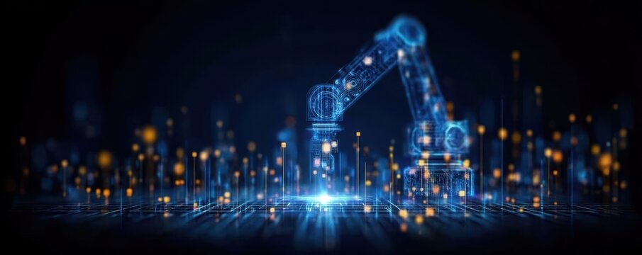 Raw data becomes insight once the artificial intelligence and learning model direct an automation machine.